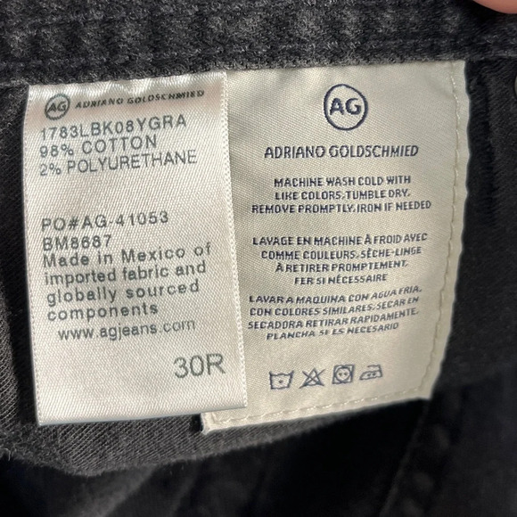 AG The Tellis Modern Slim Black Distressed Jeans - Picture 11 of 13